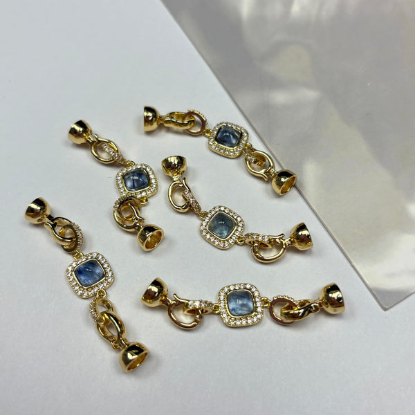 Bracelet Clasps – Flower Heart Crescent Moon Single Row, Multi-Row, Gold & Silver, Various Styles