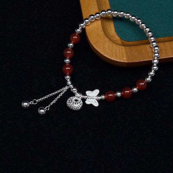 S925 With Crystals And Pearls Bracelet